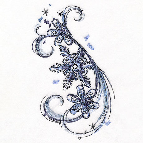 Mesmerized by Winter Snowflakes Spray