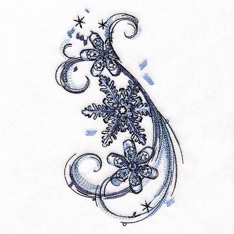 Mesmerized by Winter Snowflakes Spray