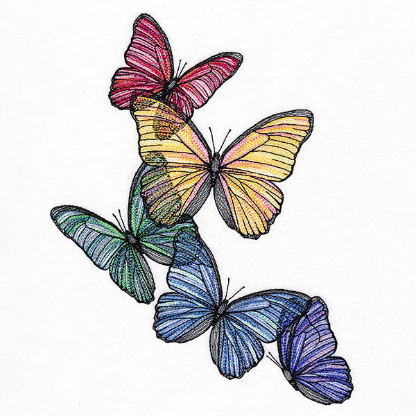 Splendor and Color Butterflies Spray