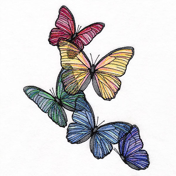 Splendor and Color Butterflies Spray