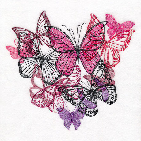 Flutter Into My Heart Butterfly Kaleidoscope