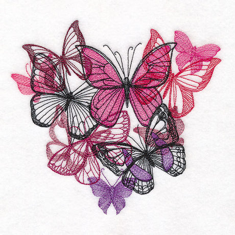 Flutter Into My Heart Butterfly Kaleidoscope