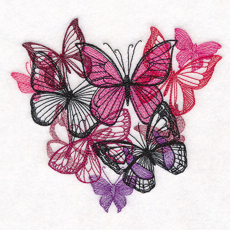 Flutter Into My Heart Butterfly Kaleidoscope