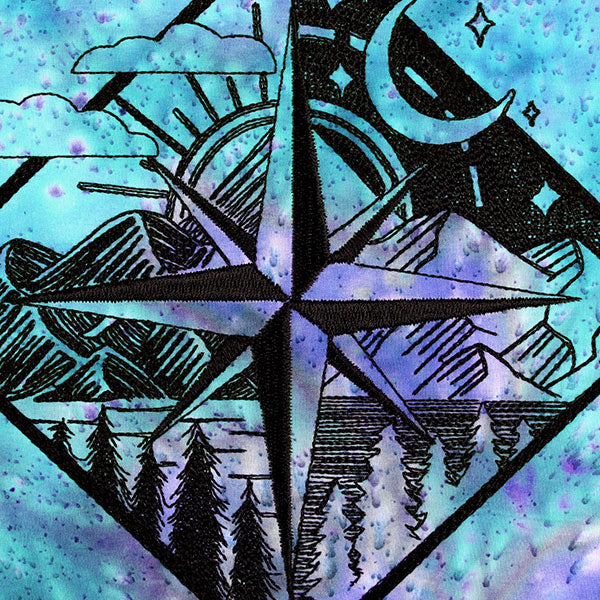 By Day & By Night Compass Diamond