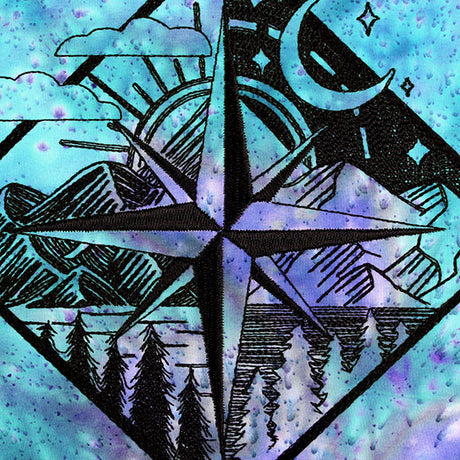 By Day & By Night Compass Diamond