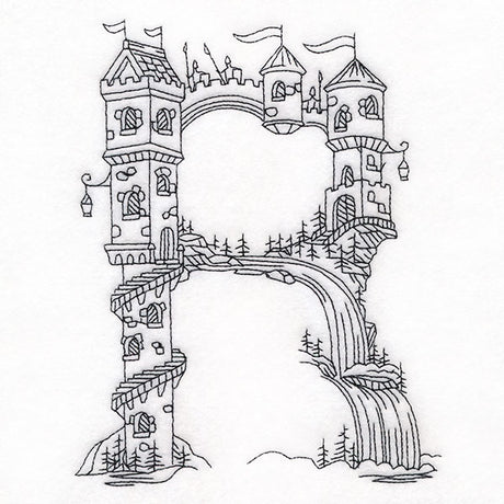 Read & Explore - Letter R Castle Scene