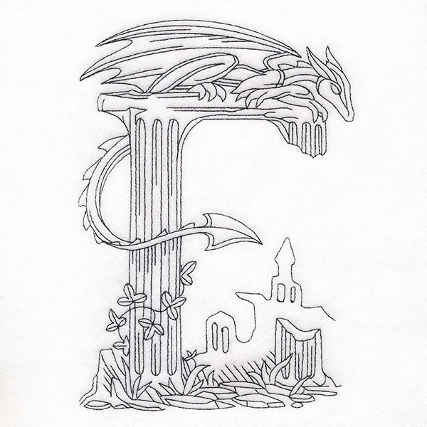 Read & Explore - Letter E Dragon Scene