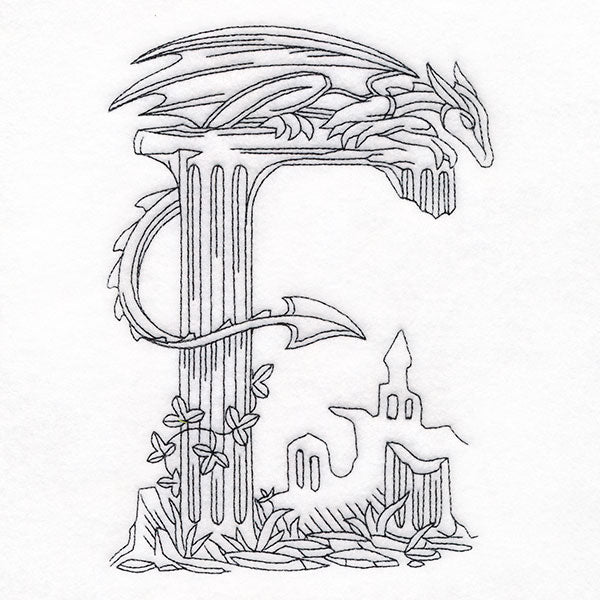 Read & Explore - Letter E Dragon Scene