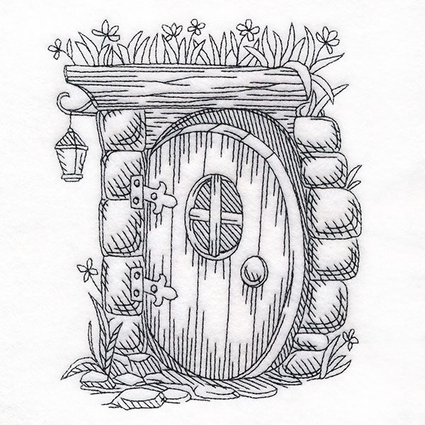 Read & Explore - Letter D Whimsical Door Scene