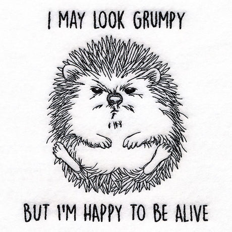 Happy to Be Alive Hedgehog