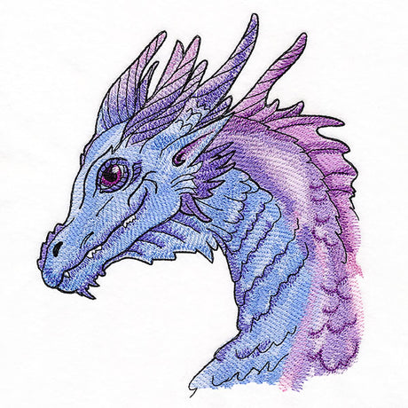 A Stitch of Fantasy Dragon Head