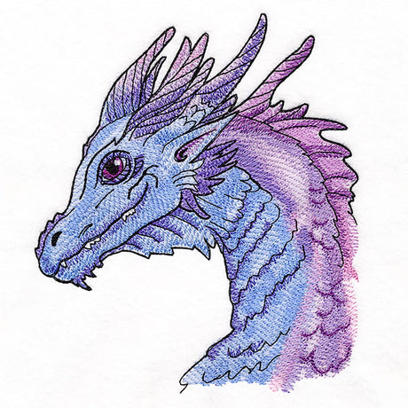A Stitch of Fantasy Dragon Head