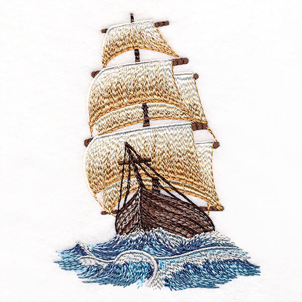 On the High Seas Clipper Ship