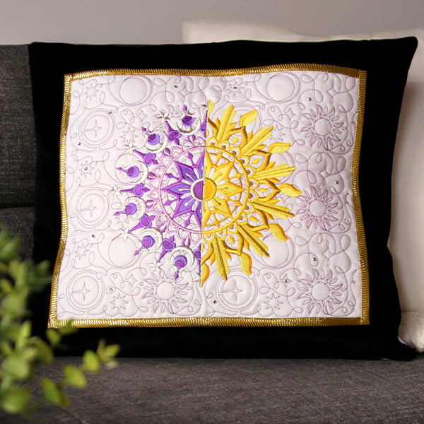 Ironwork and Magic Half Moon Mandala