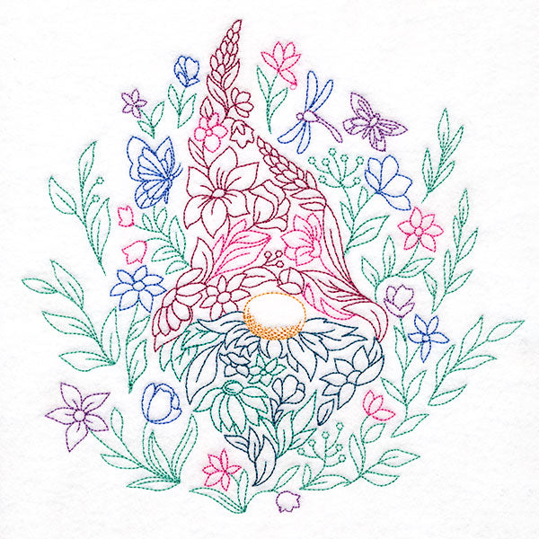 Hidden in Flowers Magic Gnome