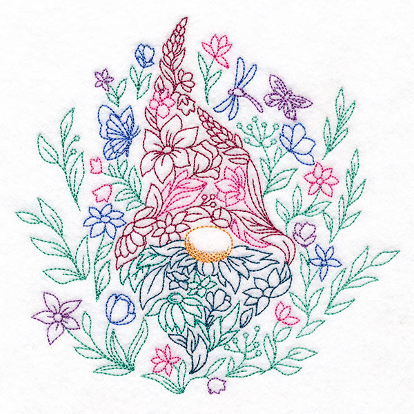 Hidden in Flowers Magic Gnome