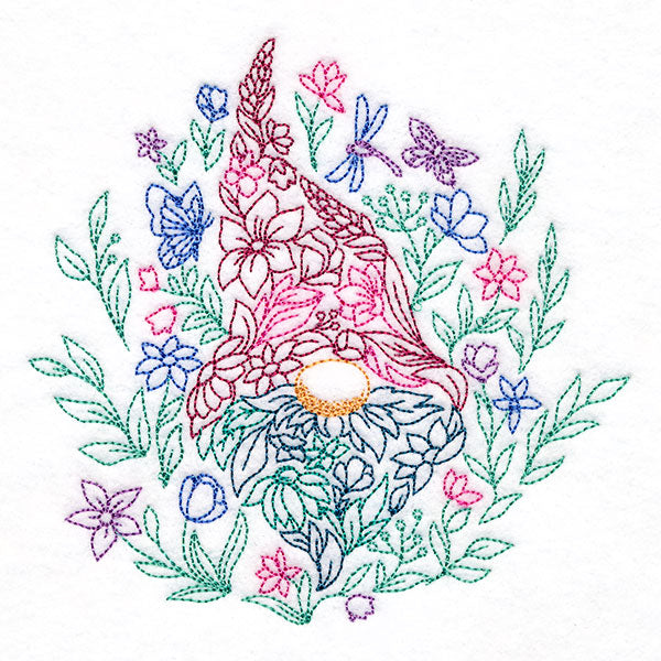 Hidden in Flowers Magic Gnome