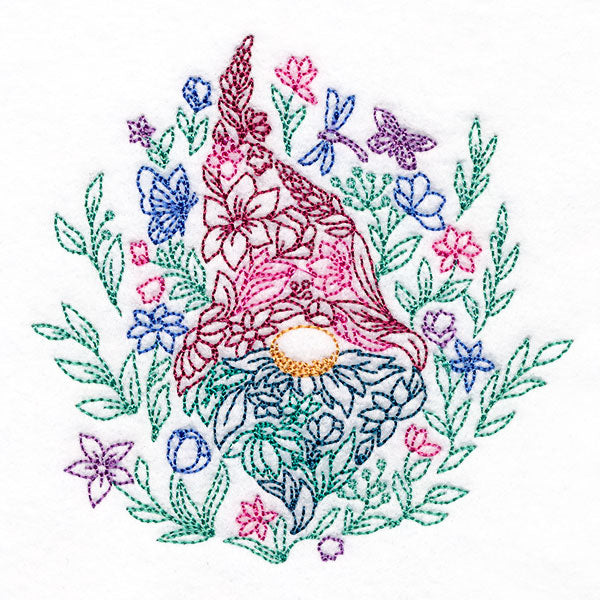 Hidden in Flowers Magic Gnome