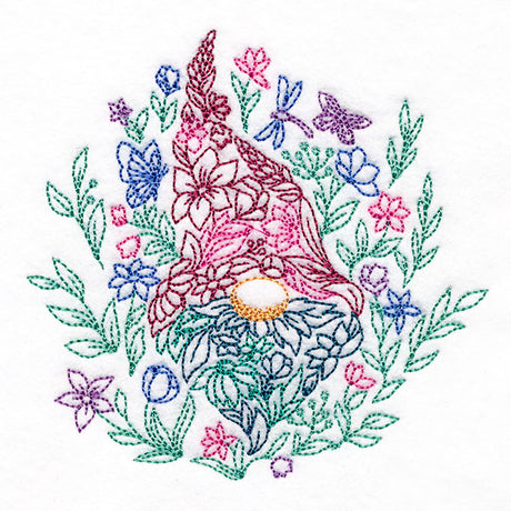 Hidden in Flowers Magic Gnome