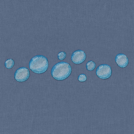 Water Droplets Border