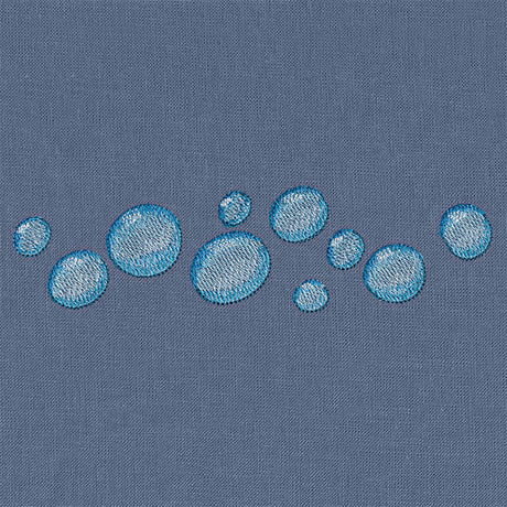 Water Droplets Border