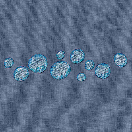 Water Droplets Border