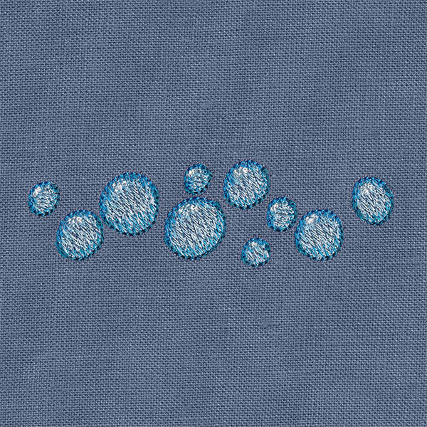 Water Droplets Border