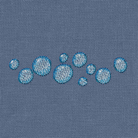 Water Droplets Border