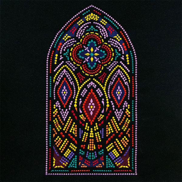 Mystical Enlightenment Stained Glass Window