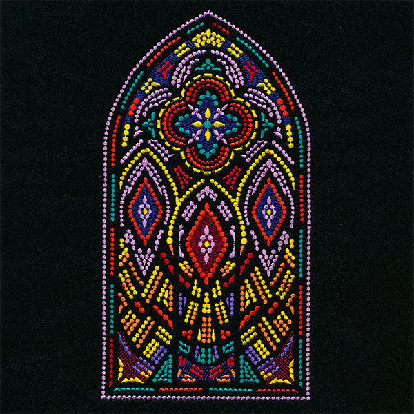 Mystical Enlightenment Stained Glass Window