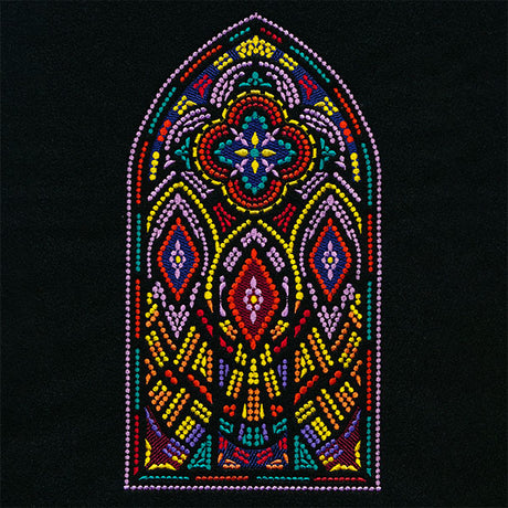 Mystical Enlightenment Stained Glass Window