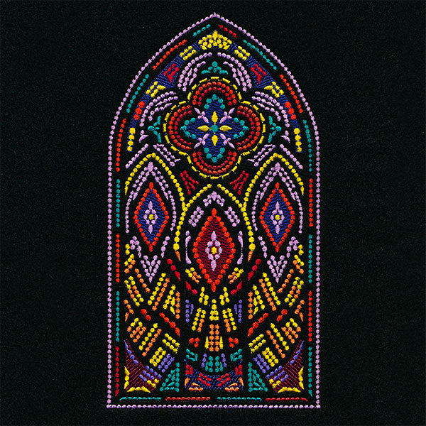 Mystical Enlightenment Stained Glass Window