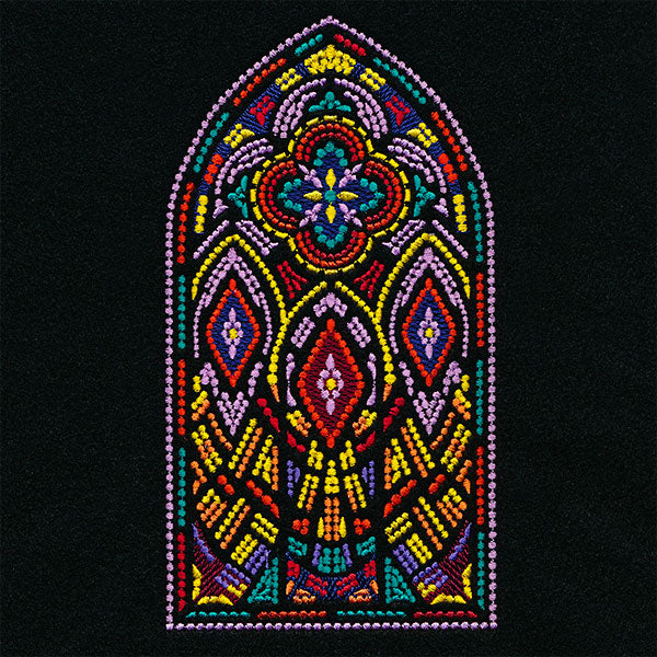 Mystical Enlightenment Stained Glass Window