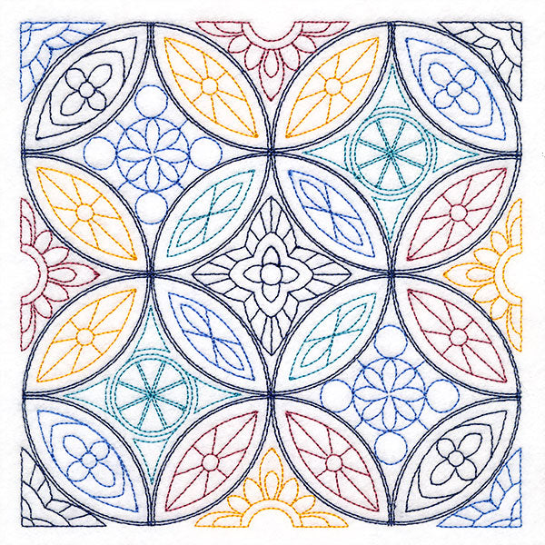 Moroccan Sunrise Repeatable Square