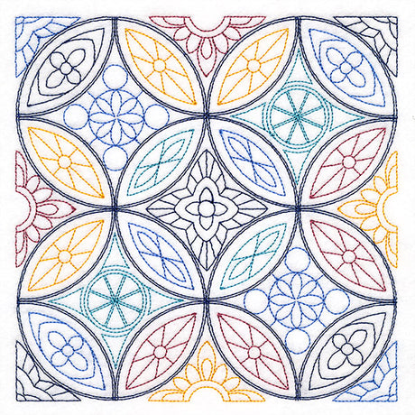 Moroccan Sunrise Repeatable Square