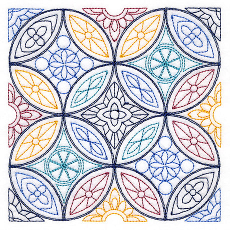 Moroccan Sunrise Repeatable Square