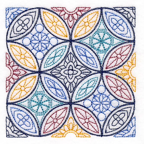 Moroccan Sunrise Repeatable Square