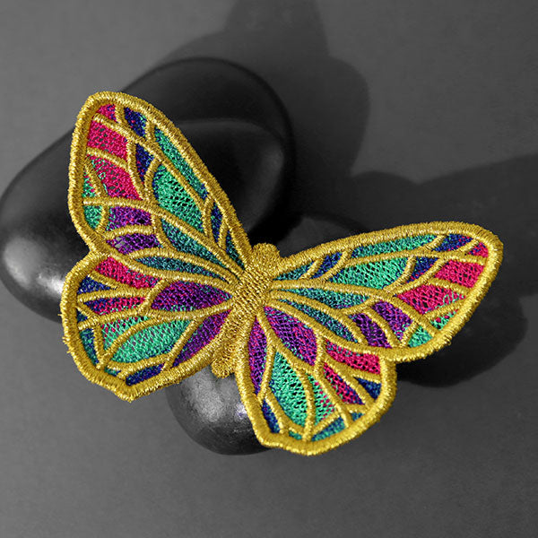Stained Glass Butterfly (Lace)