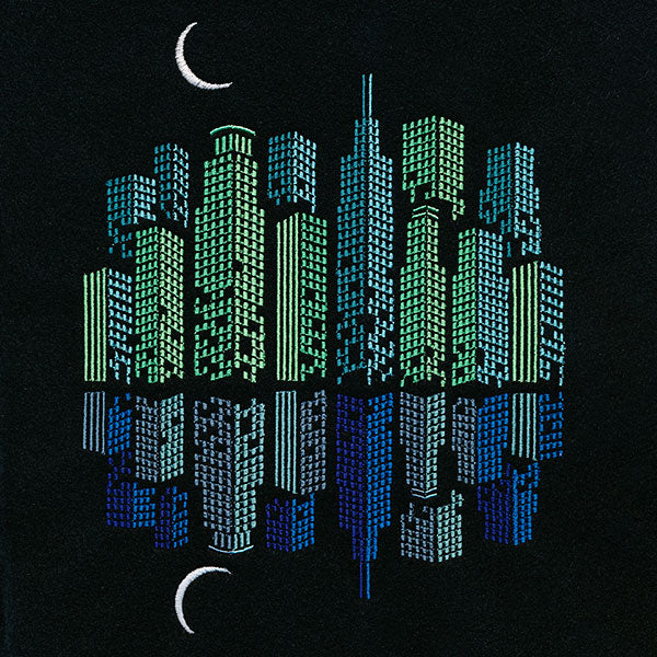 Night on the Town Cityscape Reflections