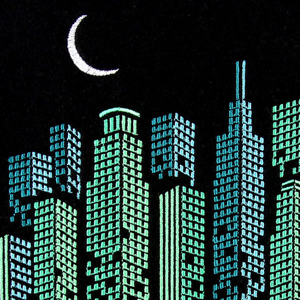 Night on the Town Cityscape Reflections