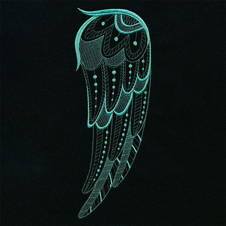 Feathered with Style Angel Wing