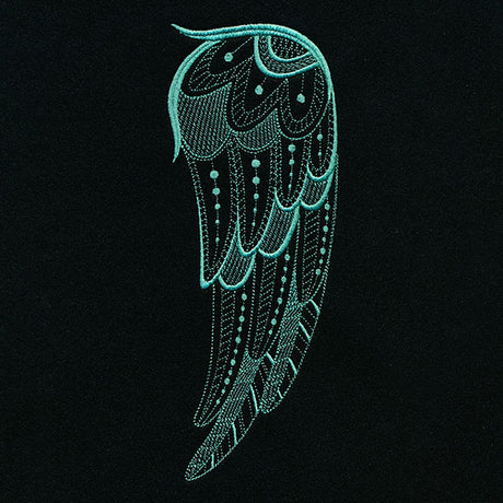 Feathered with Style Angel Wing