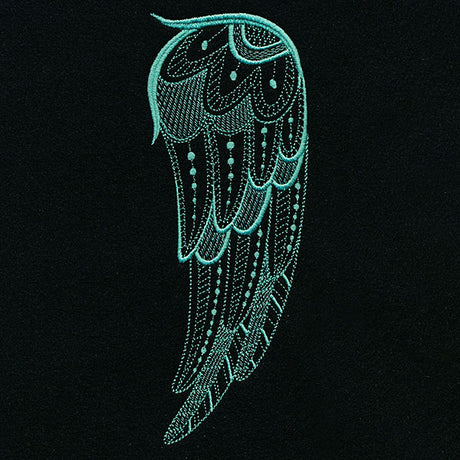 Feathered with Style Angel Wing