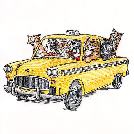 Feline Frisky Cat Taxi Service