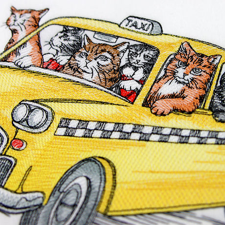 Feline Frisky Cat Taxi Service