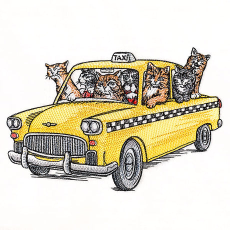 Feline Frisky Cat Taxi Service