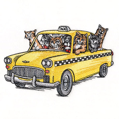 Feline Frisky Cat Taxi Service