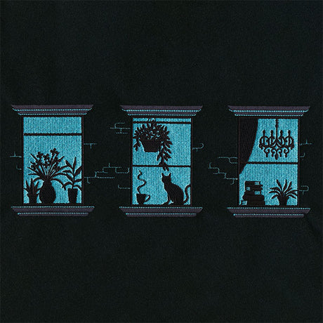 Home for the Evening City Windows Border