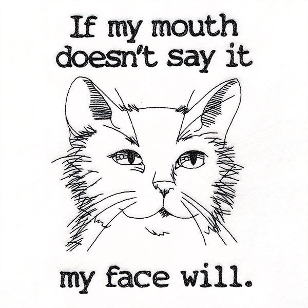 My Face Says It Cat