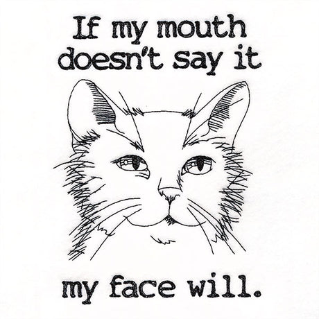 My Face Says It Cat